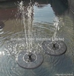 Solar floating water fountain
